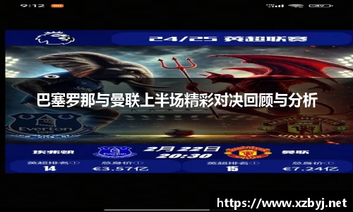 巴塞罗那与曼联上半场精彩对决回顾与分析